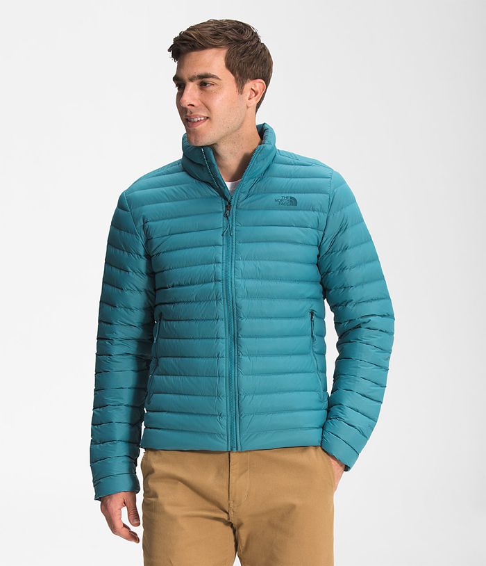 Plumifero The North Face Hombre Stretch - Colombia WMXFHL621 - Azules